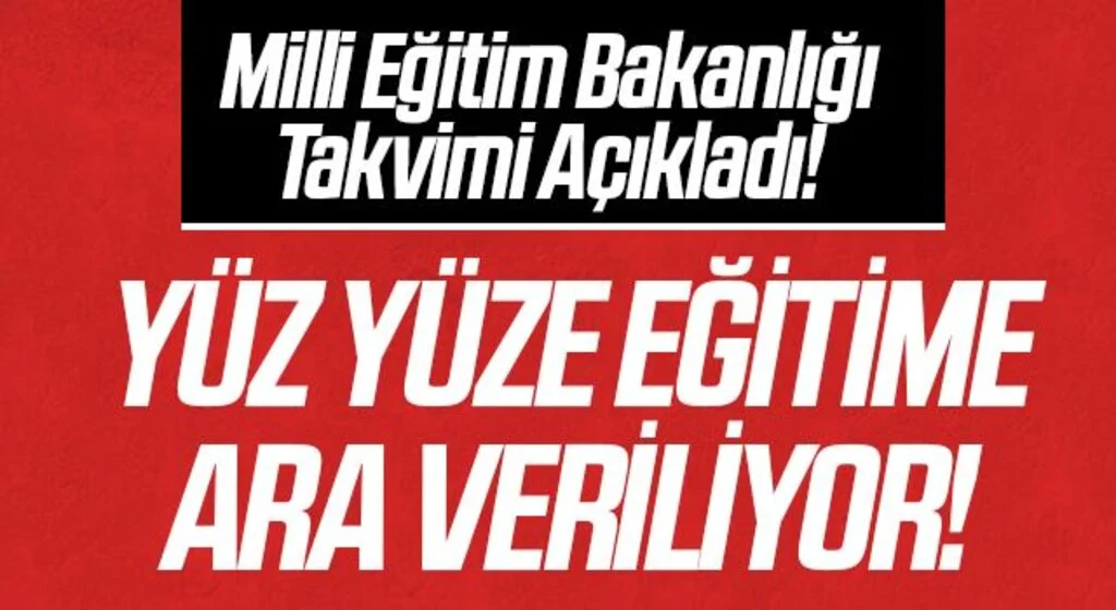 Ocak'ta yüz yüze eğitime ara veriliyor! Yarıyıl tatili ne zaman? Okullar ne zaman açılacak?