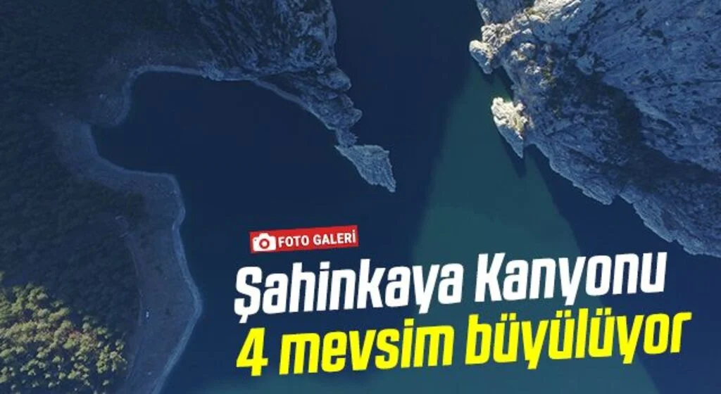 Şahinkaya Kanyonu 4 mevsim büyülüyor