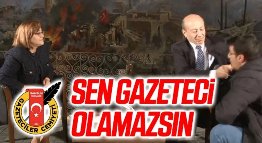 Samsun 19 Mayıs Gazeteciler Cemiyeti Başkanı Yusuf Ziya Çakır: Sarıkaya'yı gazeteci olarak tanımıyoruz