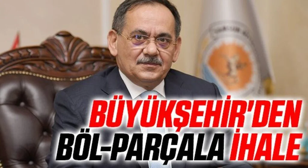 Samsun Büyükşehir'den Böl-Parçala İhale