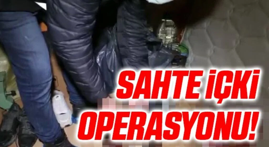 Samsun polisinden sahte içki operasyonu: 2 gözaltı