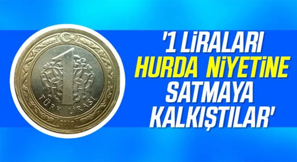 Samsun'da 1 liraları hurda niyetine satmaya kalkıştılar