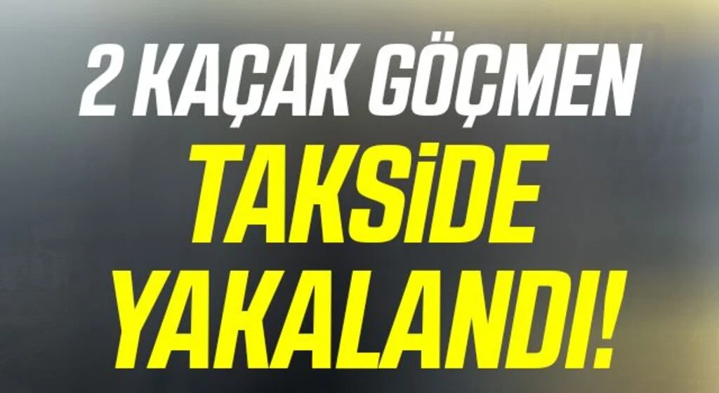 Samsun'da 2 Kaçak Göçmen Takside Yakalandı!