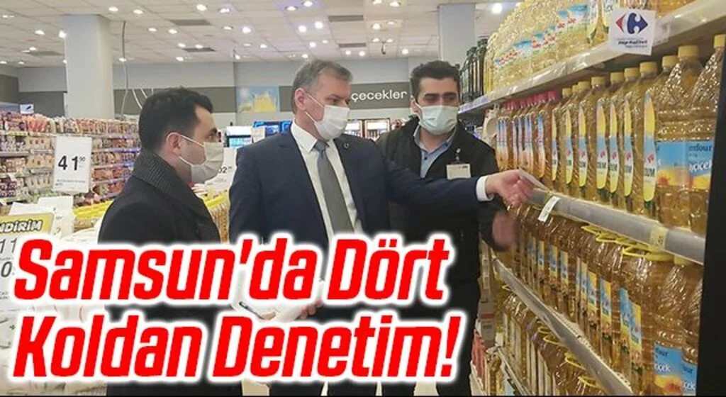Samsun'da Dört Koldan Denetim!