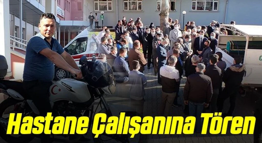 Samsun'da Hayatını Kaybeden Hastane Çalışanına Tören