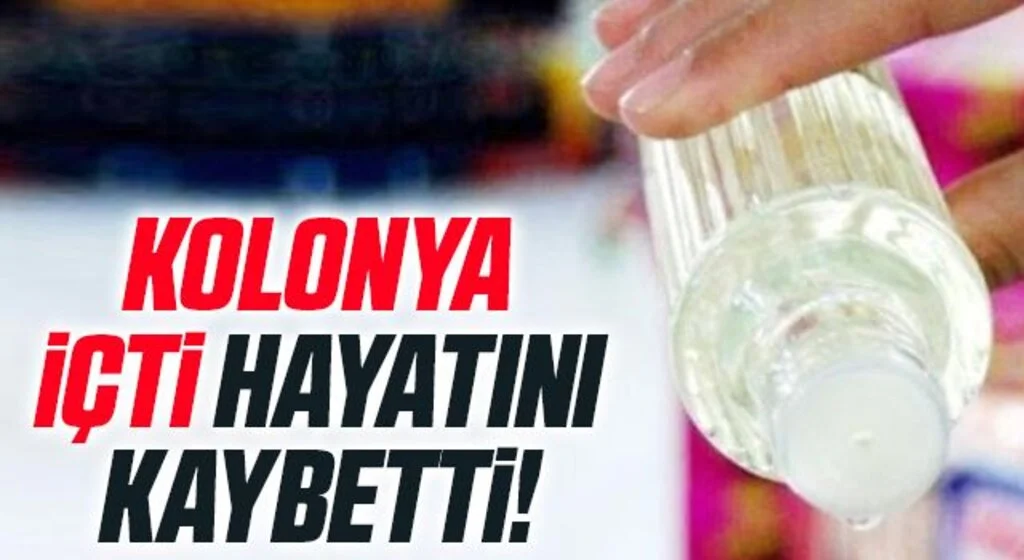 Samsun'da Kolonya içen şahıs hayatını kaybetti