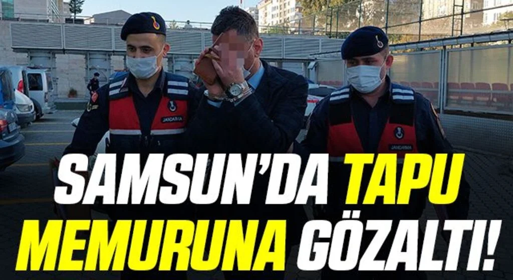 Samsun'da Tapu memuru uyuşturucu ticaretinden gözaltına alındı