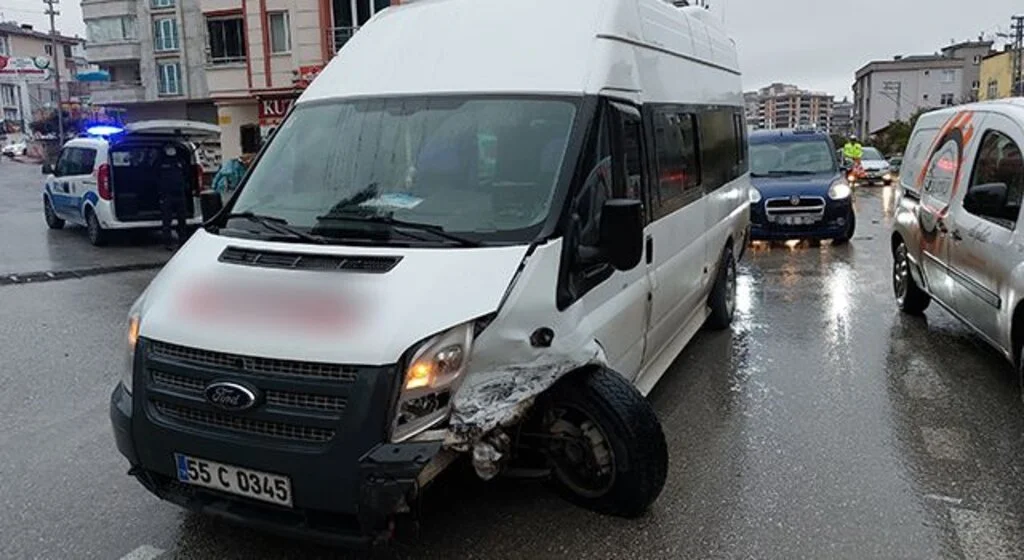 Samsun'da trafik kazası: 5 yaralı