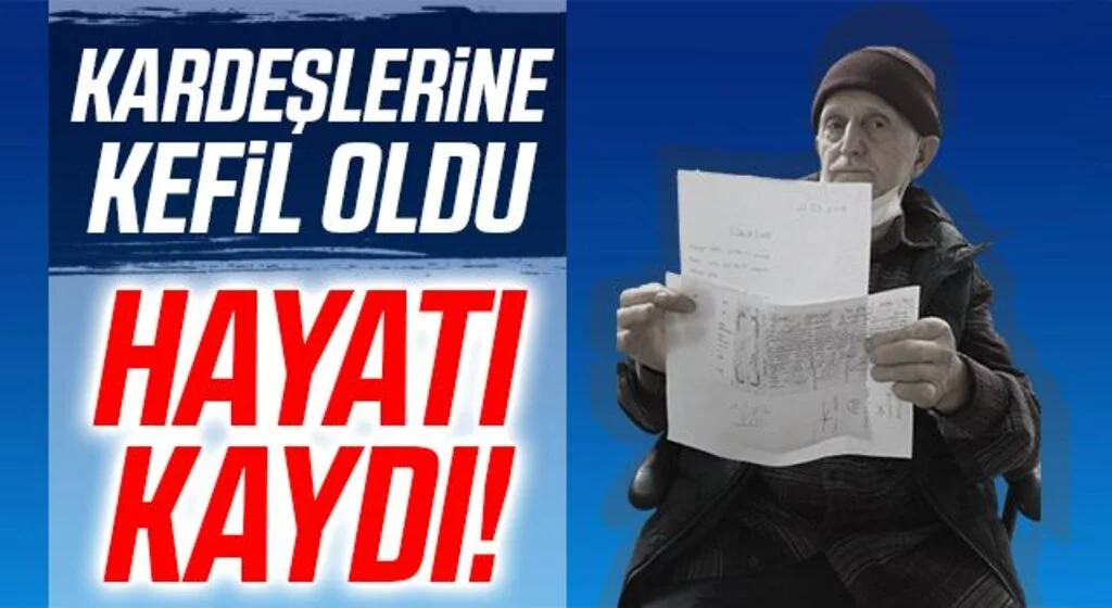 Samsun'da Yaşayan Adam Kardeşlerine Kefil Oldu Hayatı Kaydı