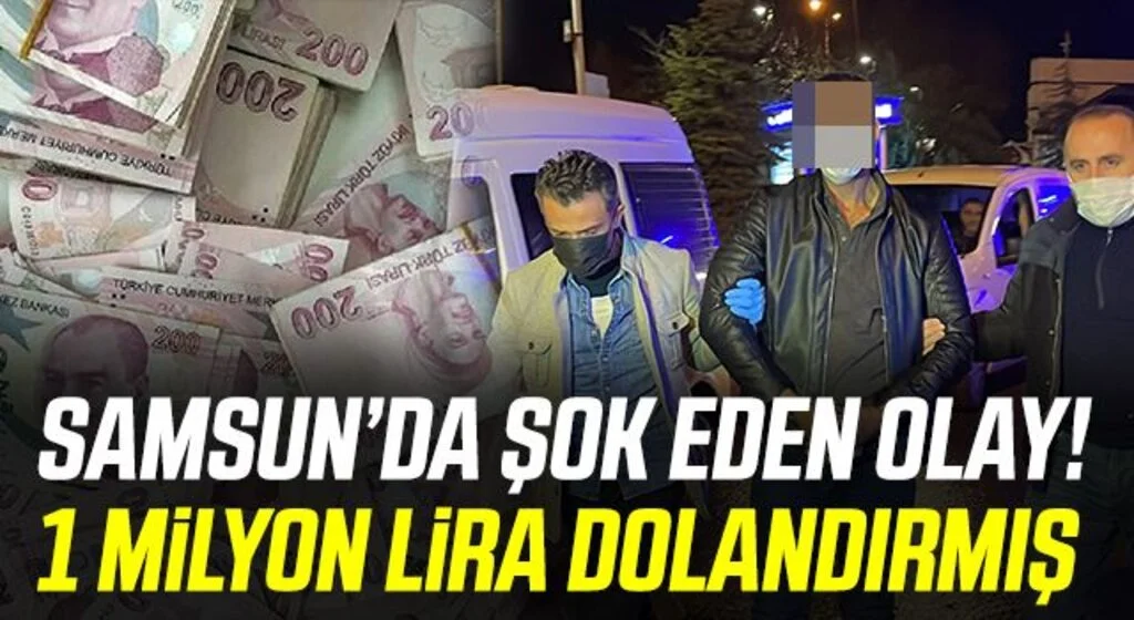 Samsun'da yaşlı kadını telefonla 1 milyon lira dolandırdığı iddia edilen şüpheli yakalandı
