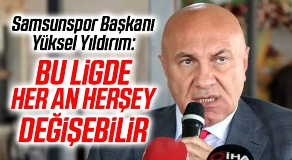 Samsunspor Başkanı Yüksel Yıldırım: 3 sene sonra bu takımın yarısı Samsunspor akademiden yetişmiş oyuncularla kurulu olacak