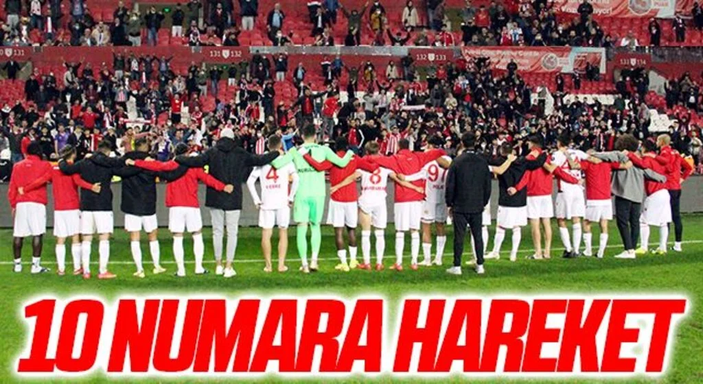 Samsunspor taraftarından 10 numara hareket