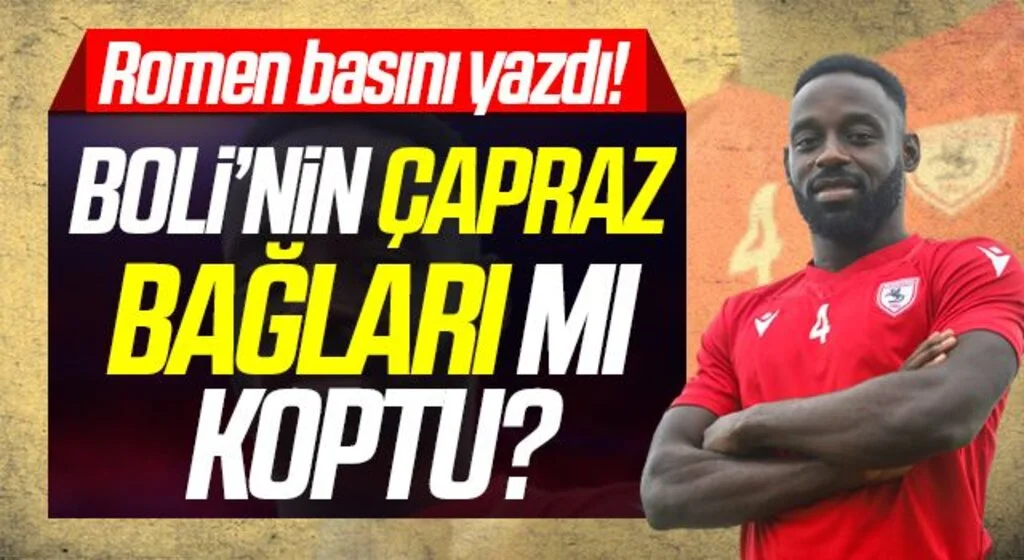 Samsunspor'da Kevin Boli'nin Çapraz Bağları Mı Koptu? Romen Basını Yazdı