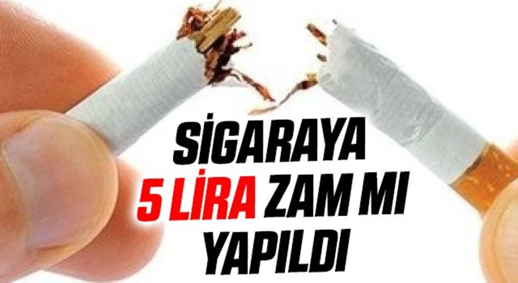 Sigaraya 5 lira zam geldi iddiası