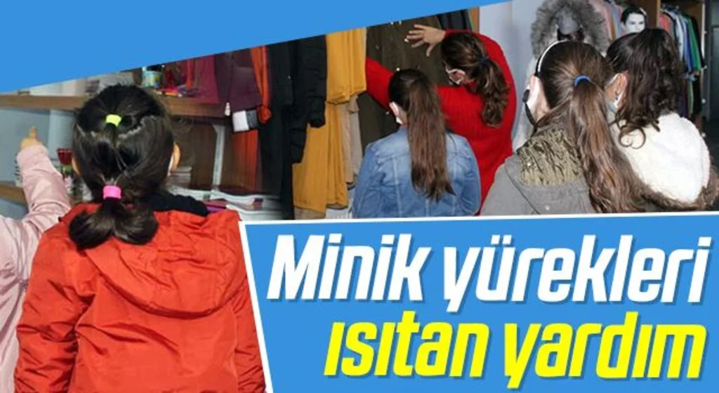 Tekkeköy Belediyesi'nden Minik yürekleri ısıtan yardım