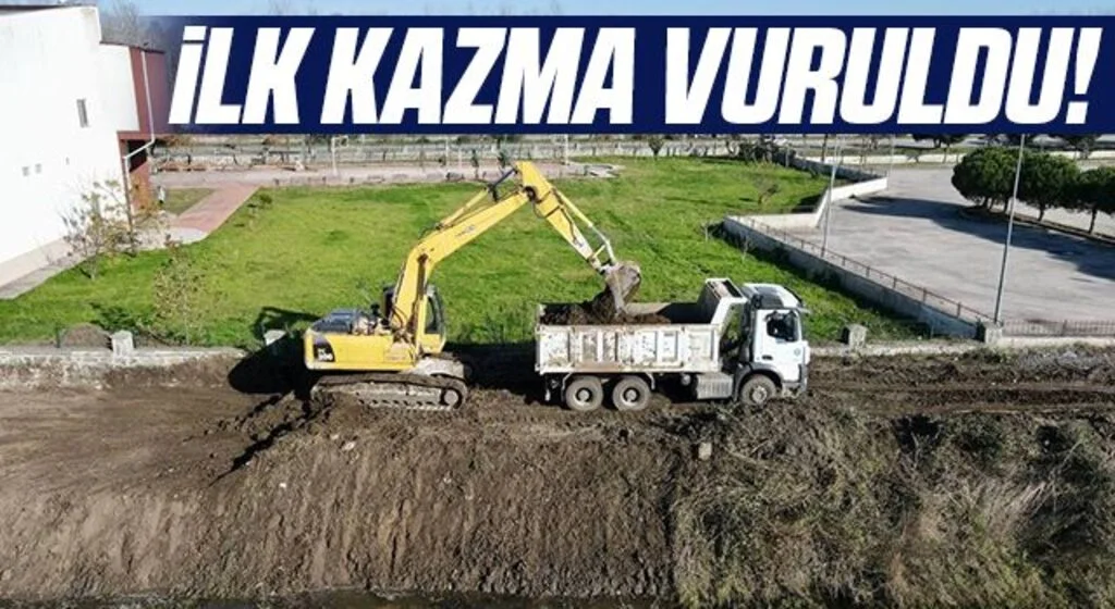 Terme'nin yeni yaşam alanı için ilk kazma vuruldu
