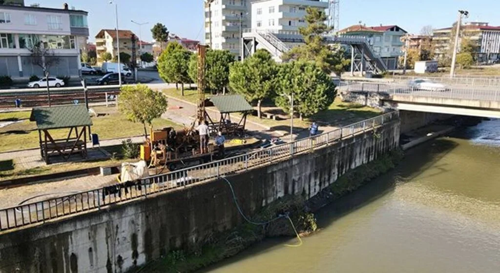 Terme'yi sel kabusundan kurtaracak projede sondaj çalışmaları başladı