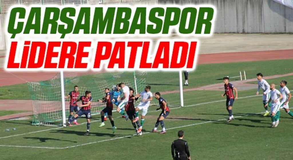 TFF 3. Lig: Çarşambaspor: 2 - Düzcespor: 1
