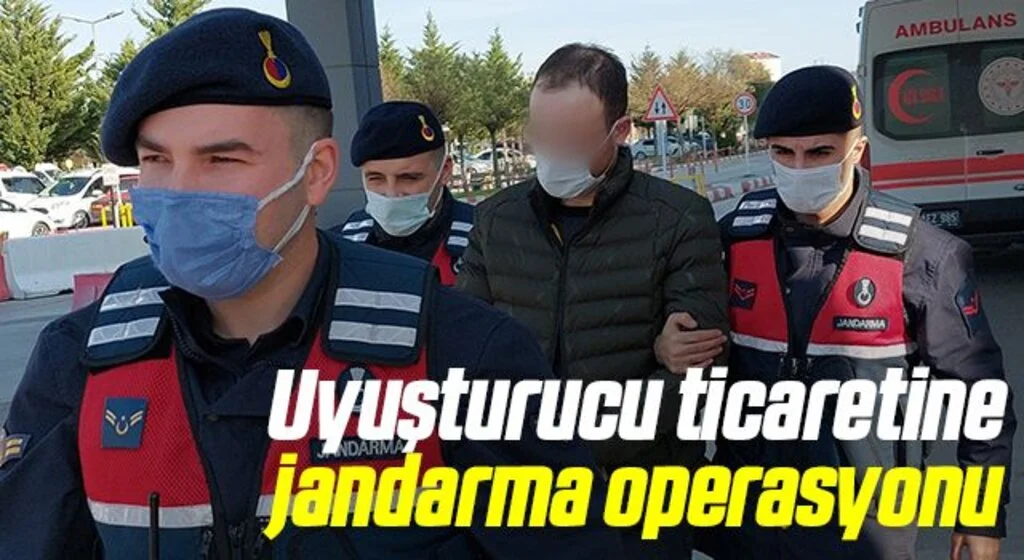 Uyuşturucu ticaretine jandarma operasyonu