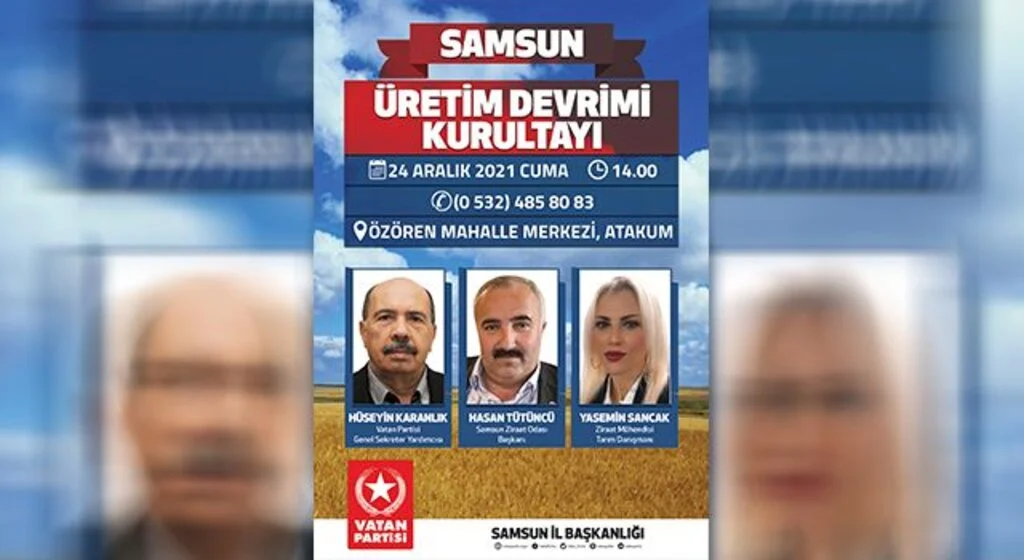 Vatan Partisi'nden 'Üretim Devrimi Kurultayı'