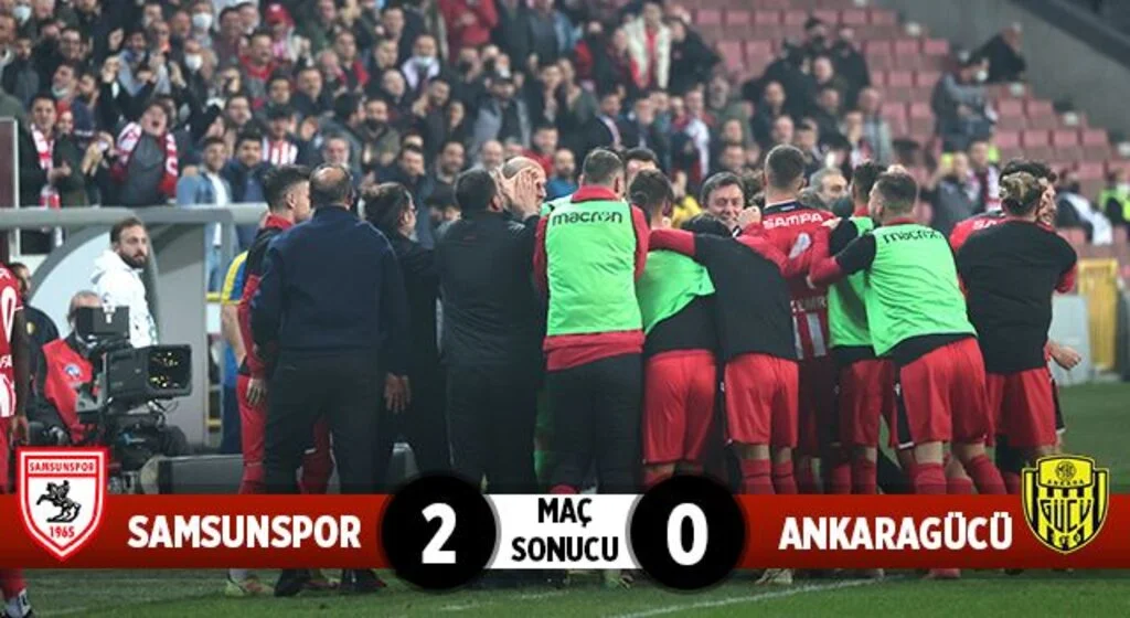 Yılport Samsunspor: 2 Ankaragücü: 0 (Maç Sonucu)