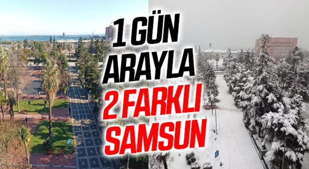 1 gün arayla 2 farklı Samsun