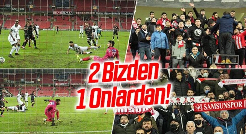 2 Bizden 1 Onlardan! Samsunspor Taraftarı En Rahat Maçını İzledi