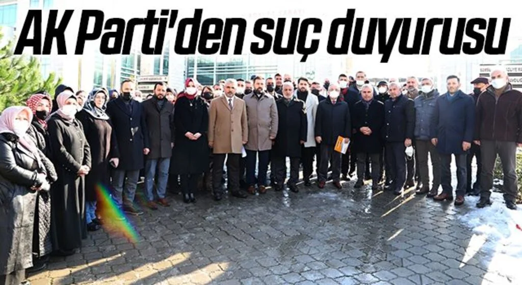 AK Parti Samsun'dan Sedef Kabaş'a suç duyurusu