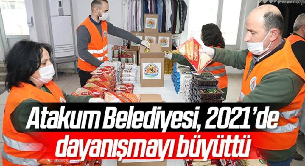 Atakum Belediyesi, 2021’de dayanışmayı büyüttü