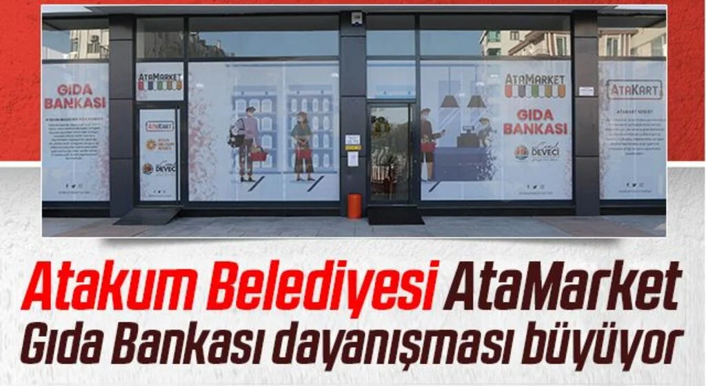 Atakum Belediyesi AtaMarket Gıda Bankası dayanışması büyüyor