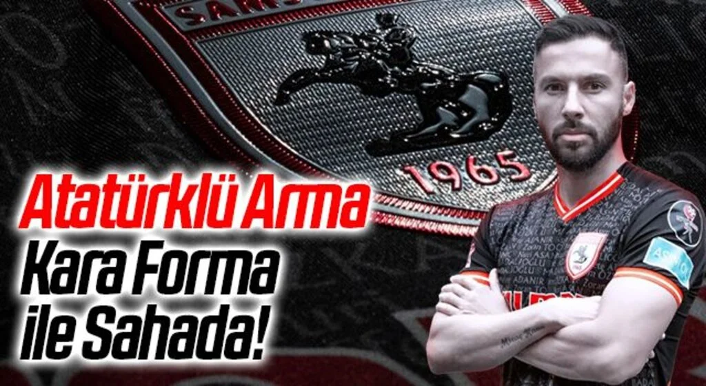 Atatürklü Arma Kara Forma ile Sahada!