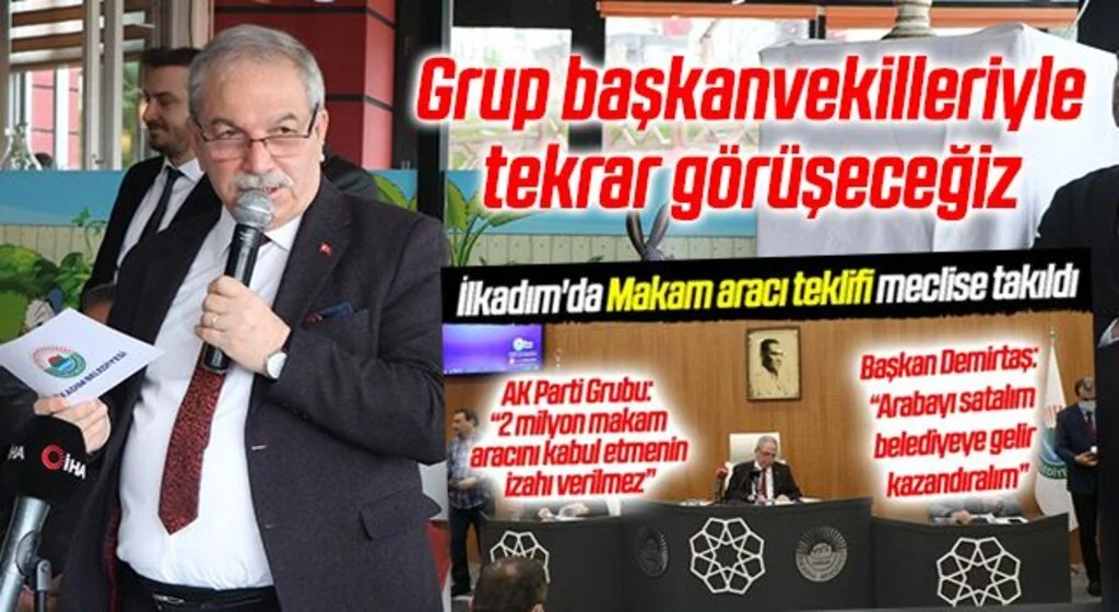 Başkan Demirtaş'tan 'makam aracı' açıklaması: “Grup başkanvekilleriyle tekrar görüşeceğiz”