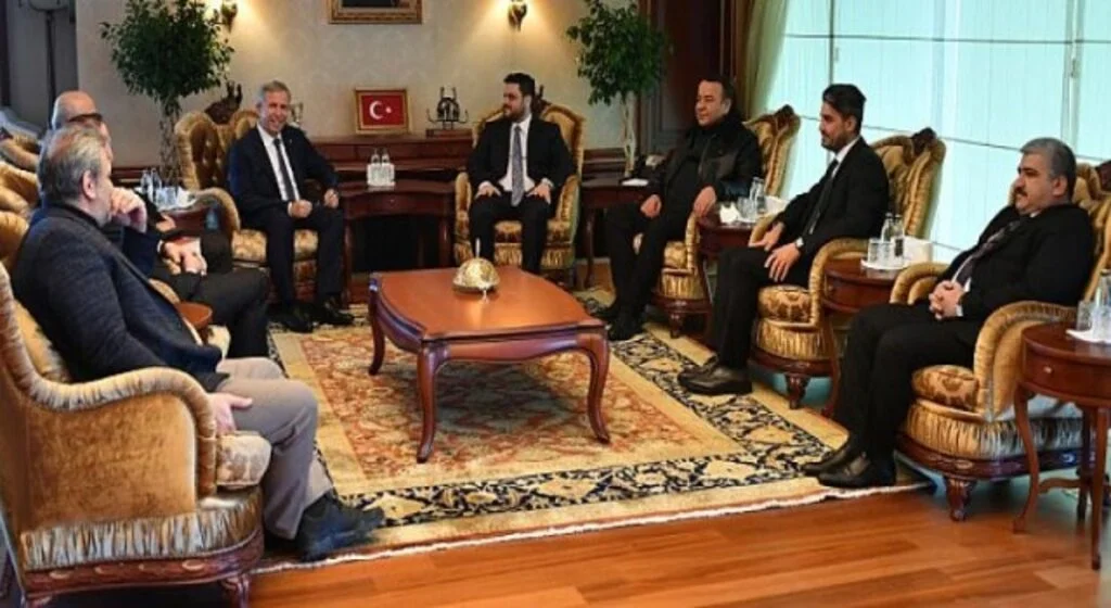 BTP liderinden Mansur Yavaş’a ziyaret