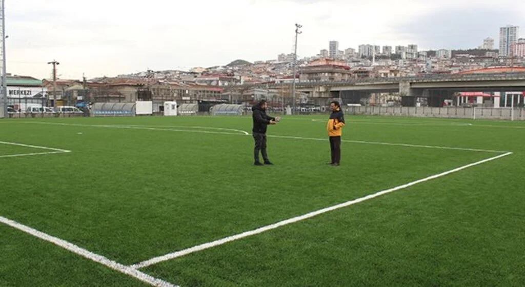 Canik Suni Çim Tamamlandı