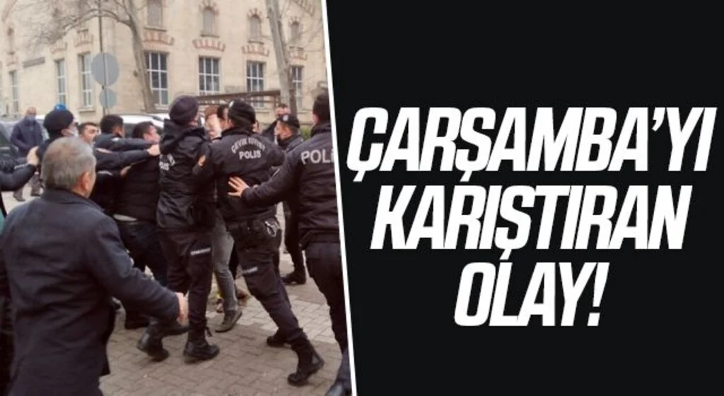 Çarşamba'da arazi kavgası