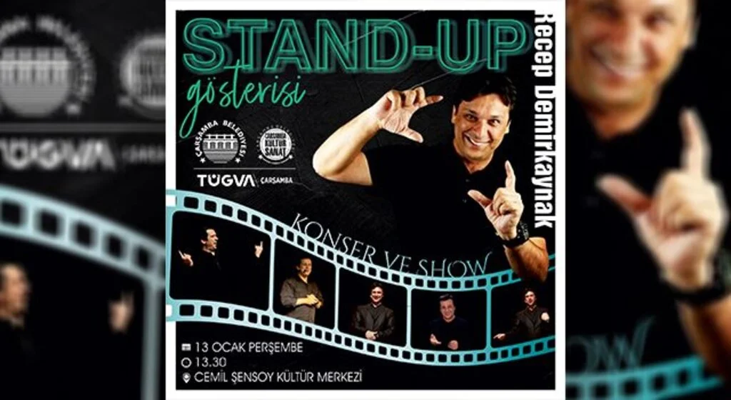 Çarşamba’da stand-up gösterisi