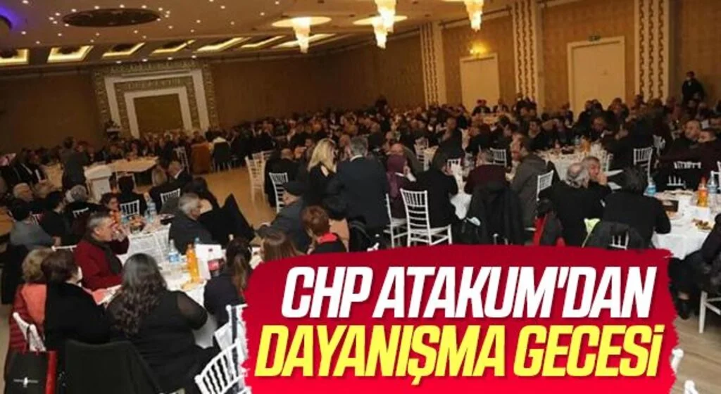 CHP Atakum'dan dayanışma gecesi