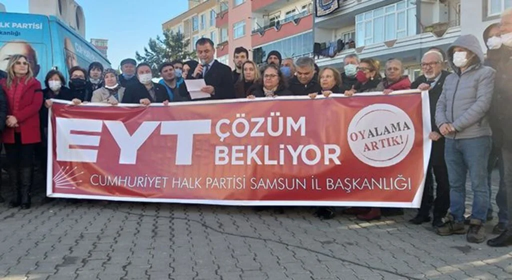 CHP Samsun İl Başkanı Fatih Türkel: EYT'liler haklarını istiyor