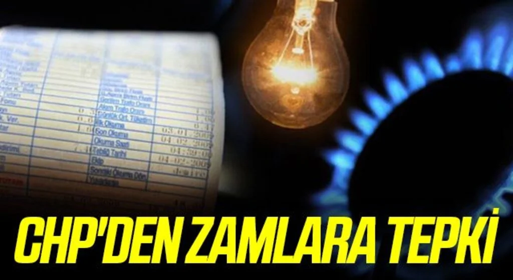 CHP'den zamlara tepki