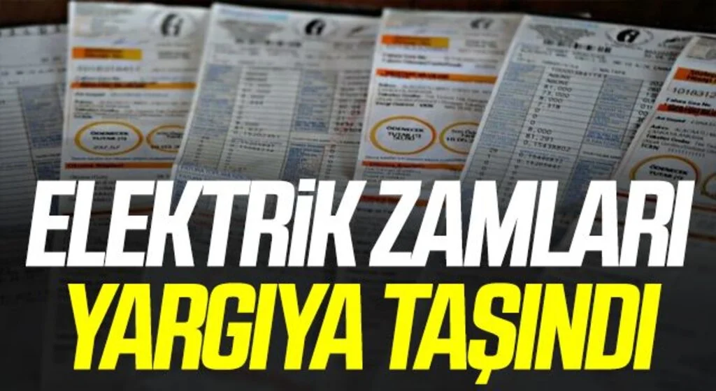 Elektrik zamları yargıya taşındı