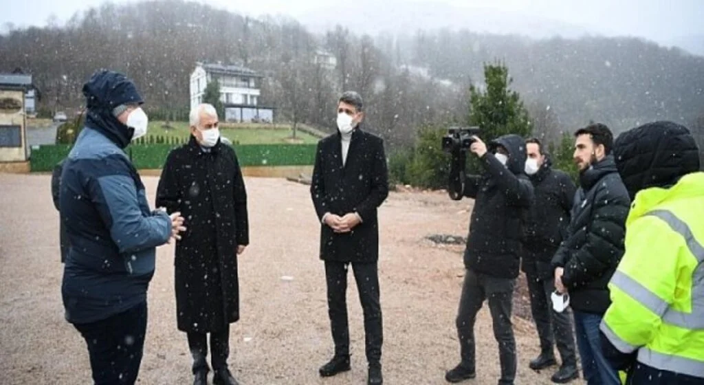 Gündoğdu ve Kocaman Teleferik Projesi Alanını İnceledi
