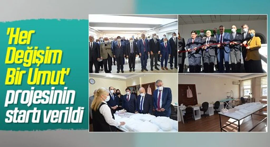 'Her Değişim Bir Umut' projesinin startı verildi