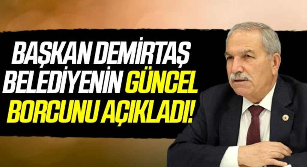 İlkadım Belediye Başkanı Necattin Demirtaş Belediyenin güncel borcunu açıkladı