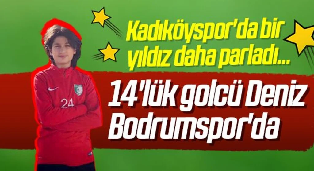 Kadıköyspor'da bir yıldız daha parladı... 14'lük golcü Deniz Bodrumspor'da