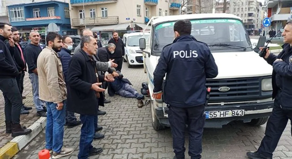 Kamyonetin çarptığı bisikletli yaralandı