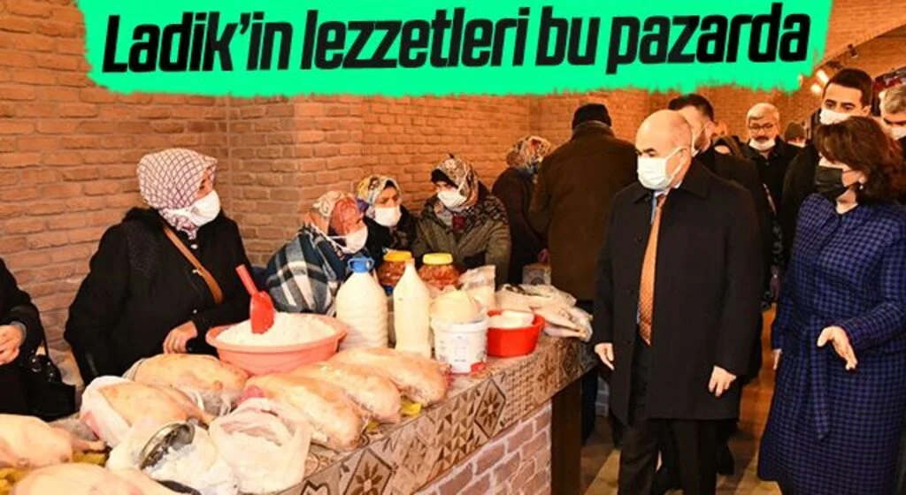Ladik’in lezzetleri bu pazarda