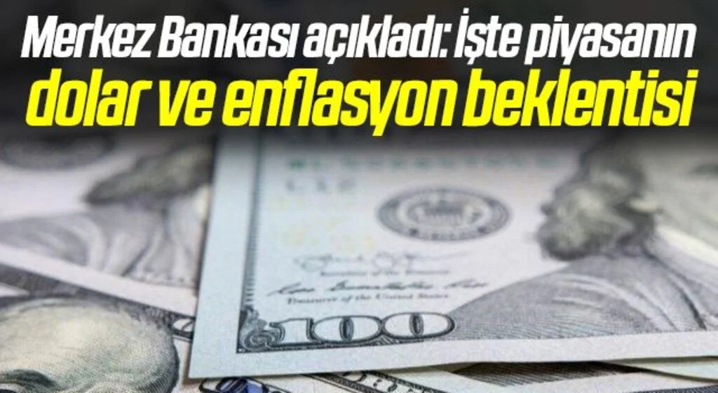 Merkez Bankası açıkladı: İşte piyasanın dolar ve enflasyon beklentisi