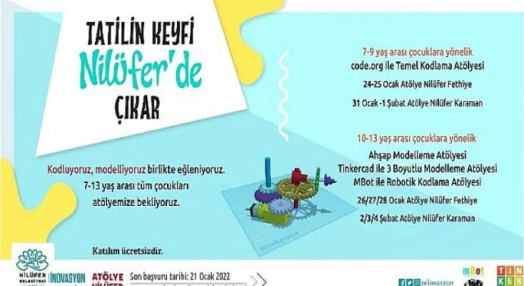 Öğrenciler tatilin keyfini Nilüfer’de yaşayacak