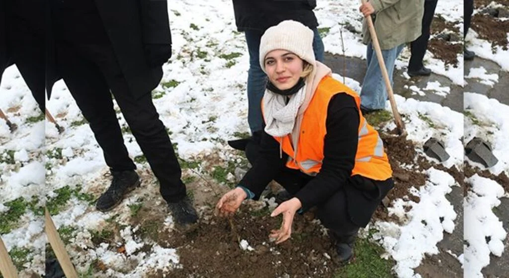 OMÜ'de 200 fidan toprakla buluştu