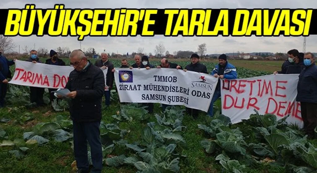 Samsun Büyükşehir'e Tarla Davası!